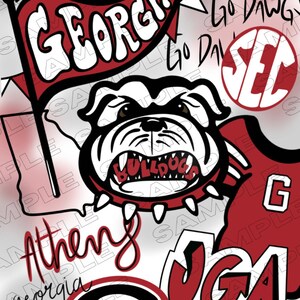 Impresión digital GA Bulldogs