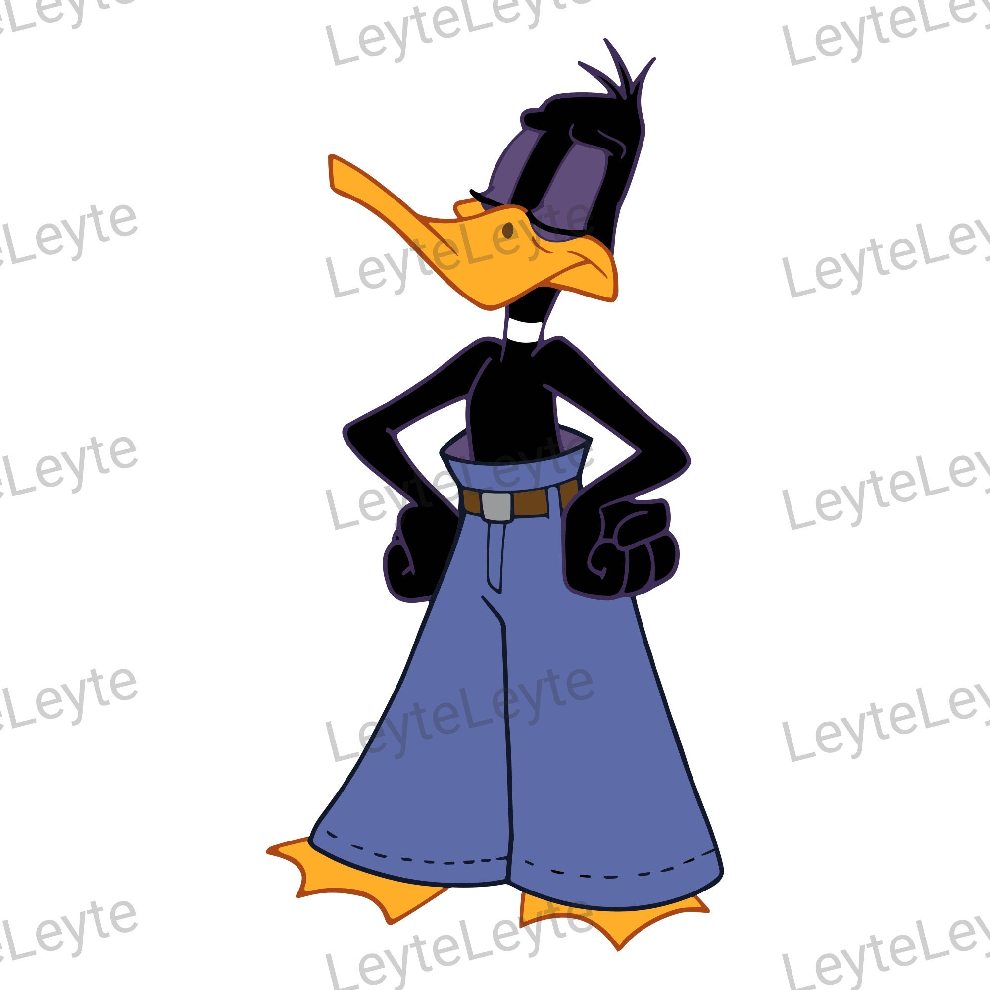 STL file Daffy Duck Tent Pants 🦆・Template to download and 3D
