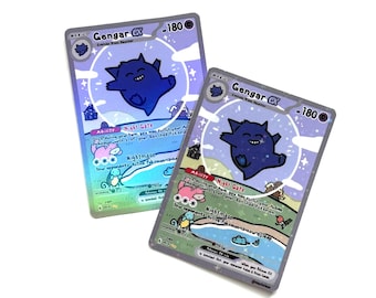 Bubble Gengar Vinyl Sticker