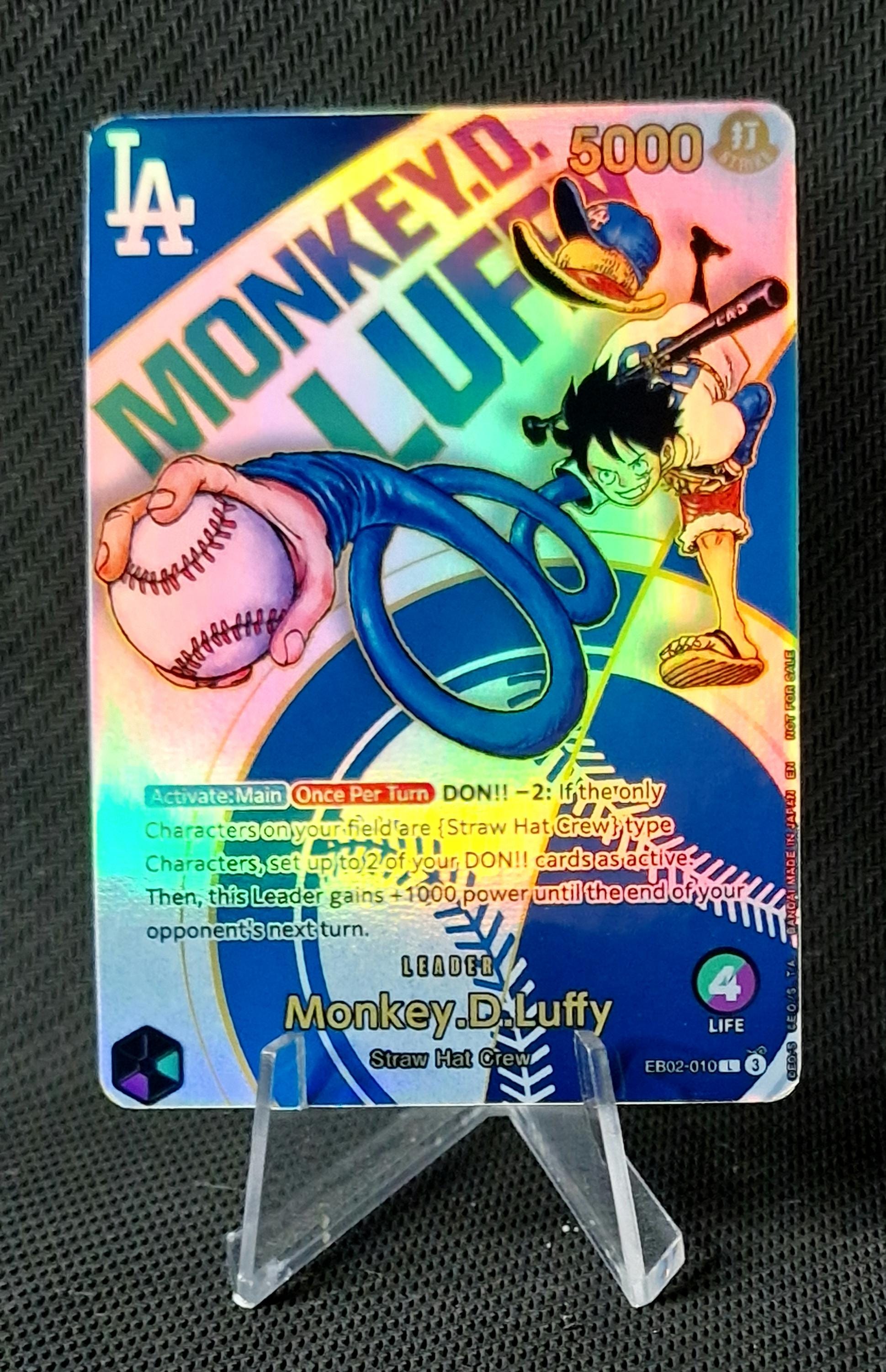 One Piece Proxy Card Holo - Monkey.d.luffy Leader EB02-010