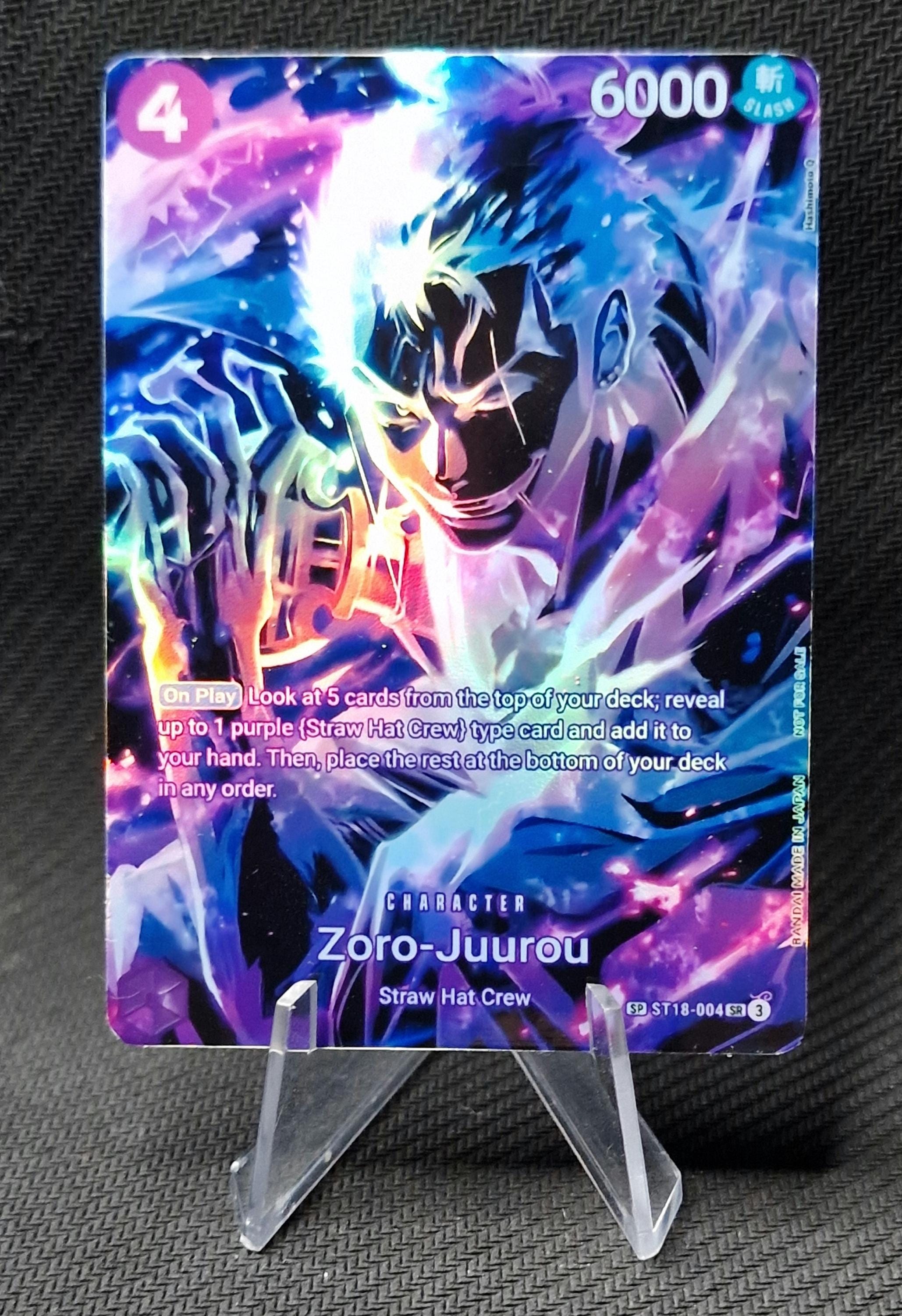 One Piece Proxy Card Holo - Zorojuro ST18-004 Special Art OP12 - Etsy