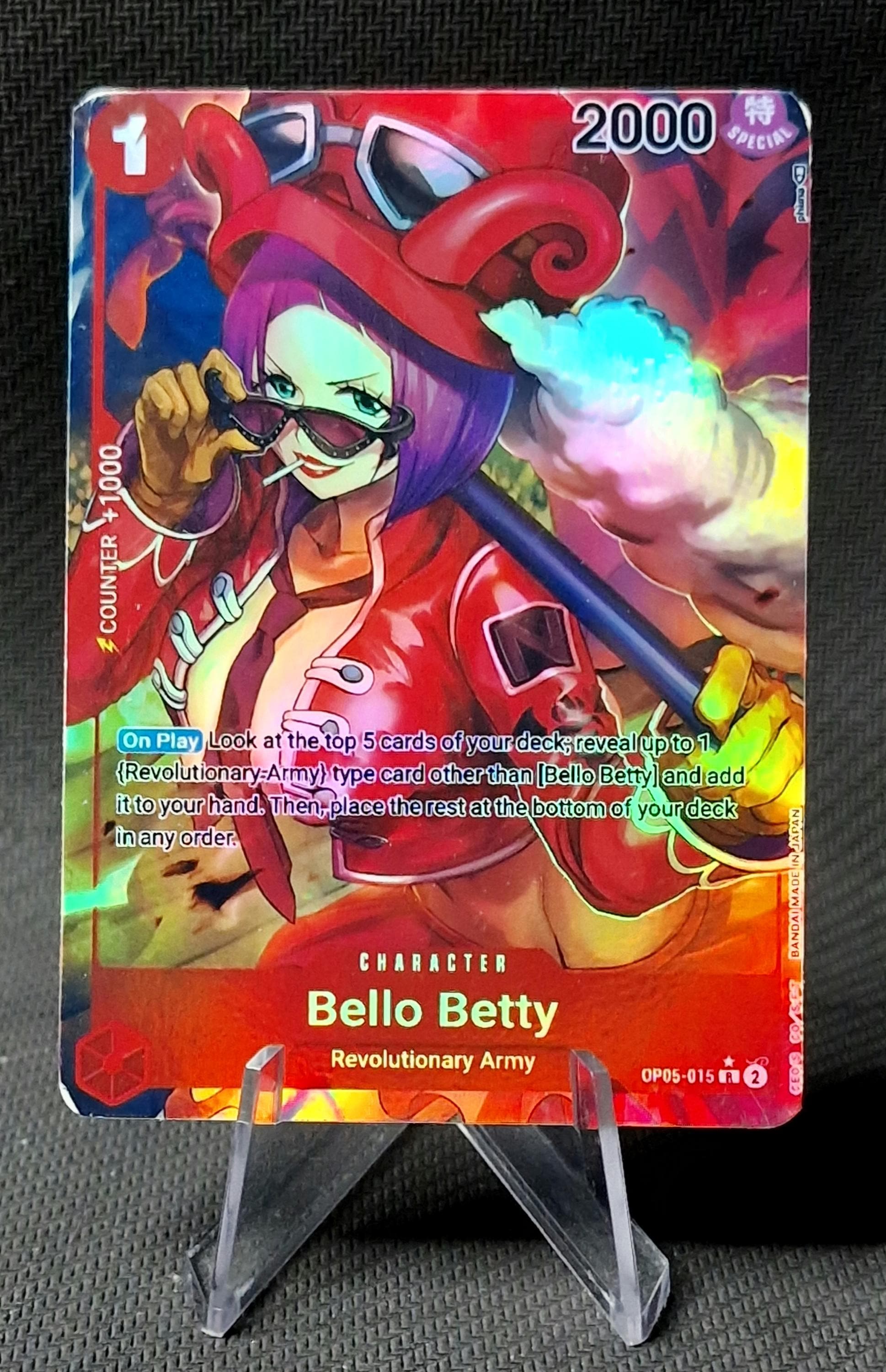 One Piece Proxy Card Holo - Koala Sabo Belo Betty - OP05 Character