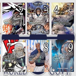 One Piece Leader 02 Custom Card Trading-spel garp smoker zephyr magellan