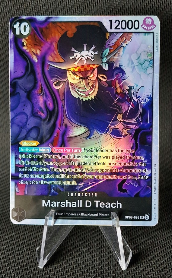 One Piece Proxy Card Holo - Marshall D Teach OP09-093 Character