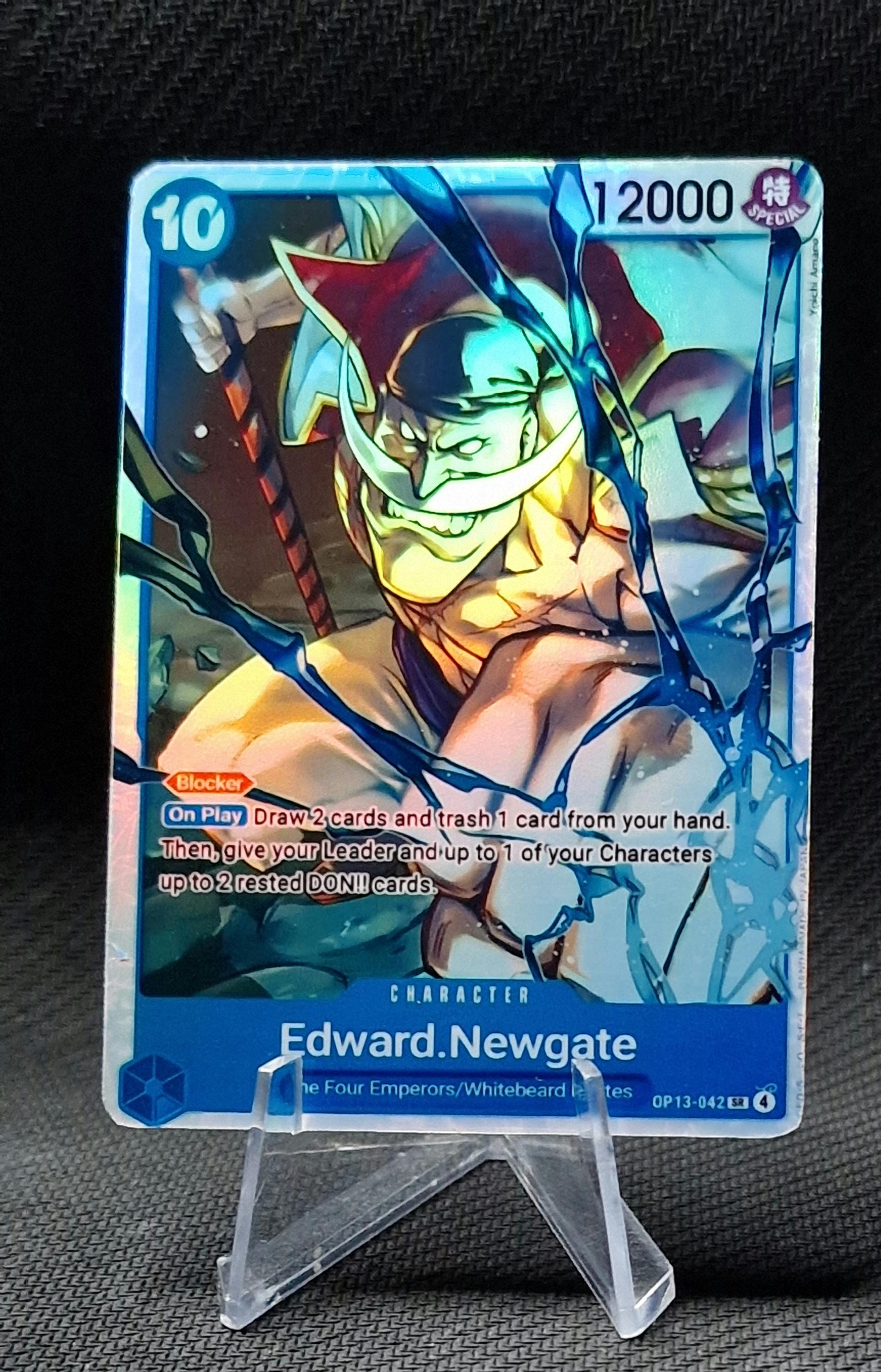 One Piece Proxy Card Holo - Edward.newgate OP13-042 Character - Etsy