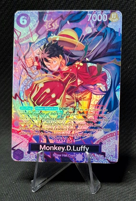One Piece Proxy Card Holo - Monkey D. Luffy ST26-005 Special