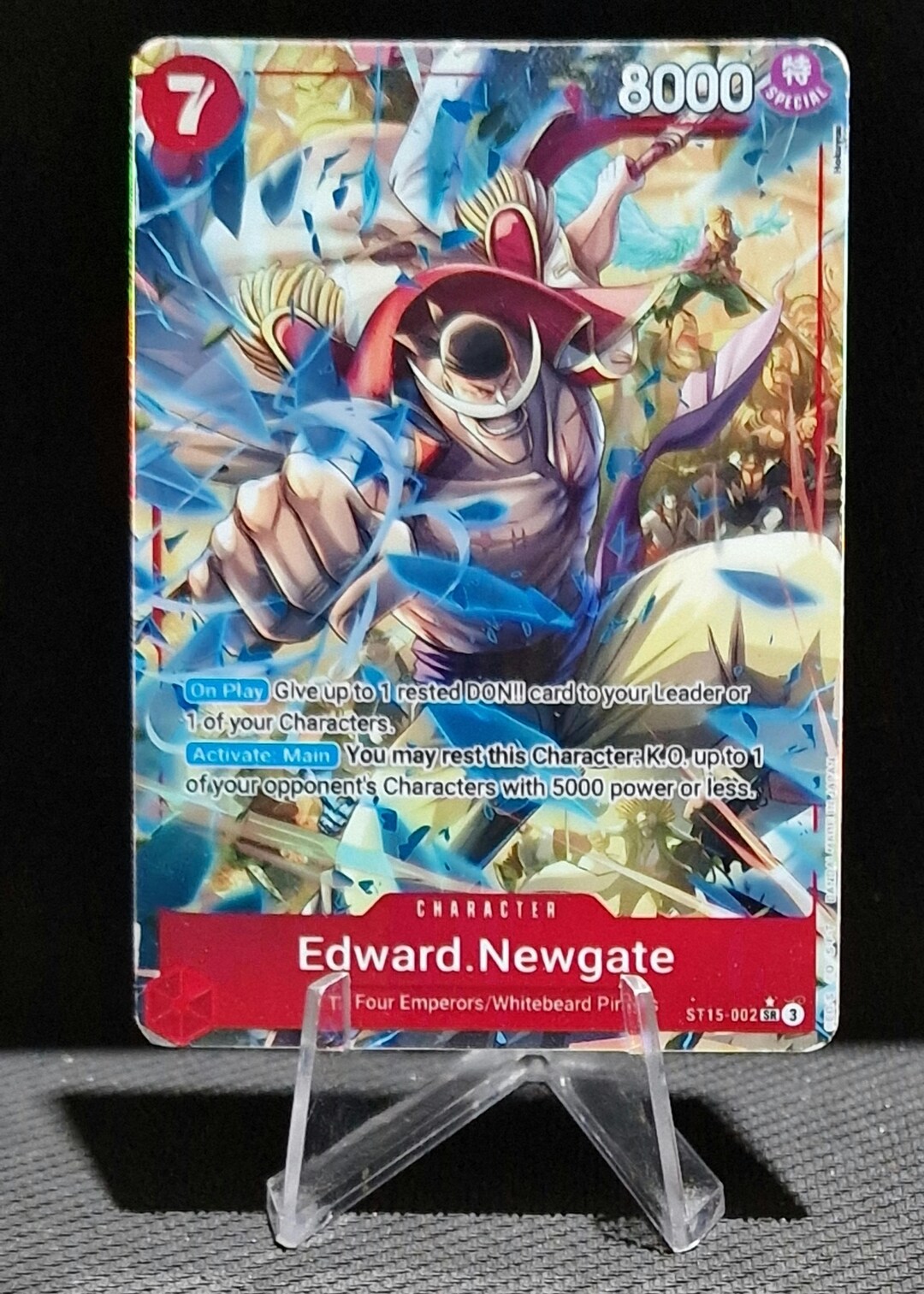 One Piece Proxy Card Holo - Edward Newgate ST15-002 Character PRB