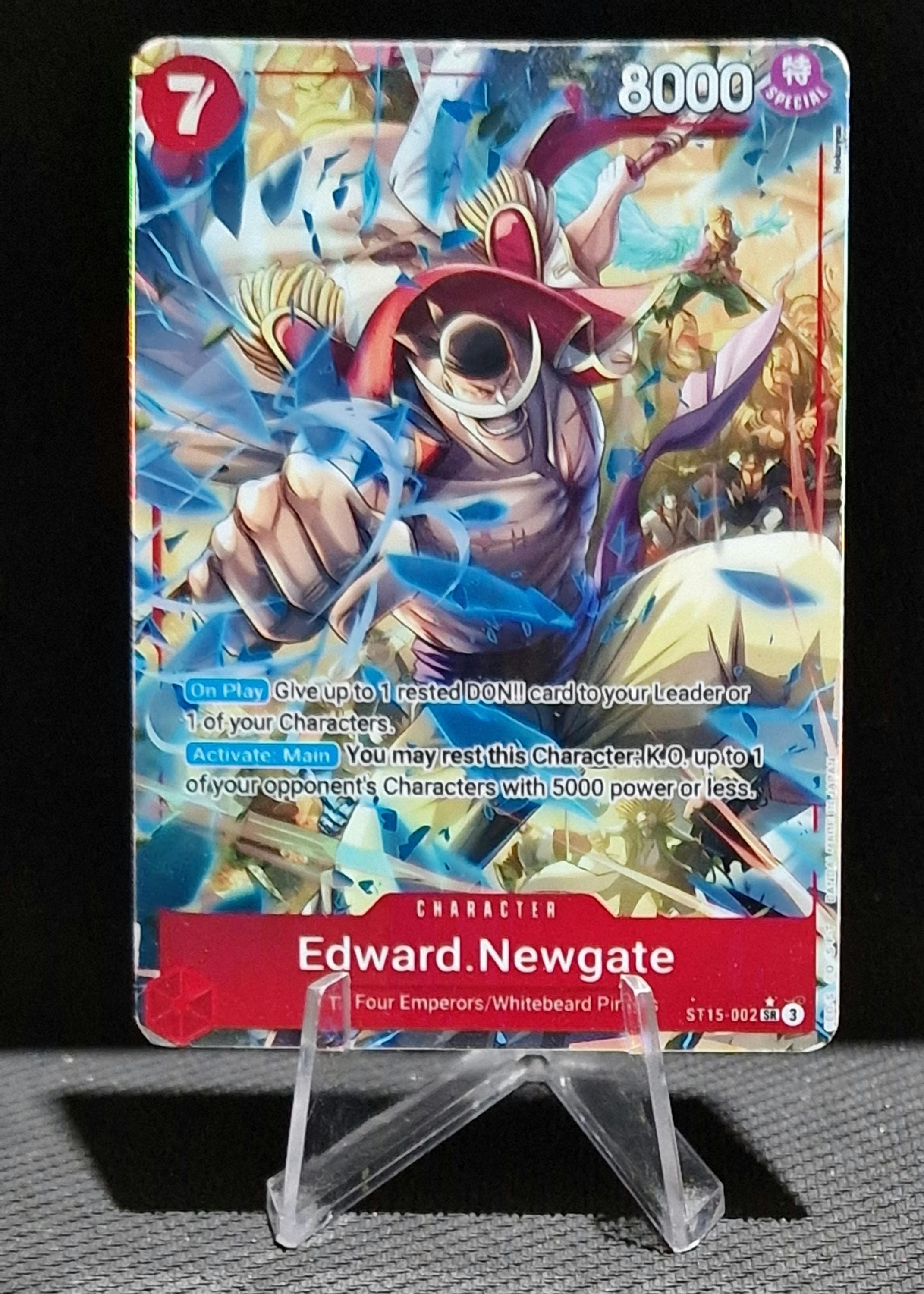 One Piece Proxy Card Holo - Edward Newgate ST15-002 Character PRB