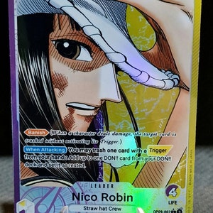 Carte proxy One Piece Holo - Nico Robin Leader OP09-062 Alt art