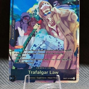One Piece Proxy Card Holo – Trafalgar Law EB02-045 Charakter
