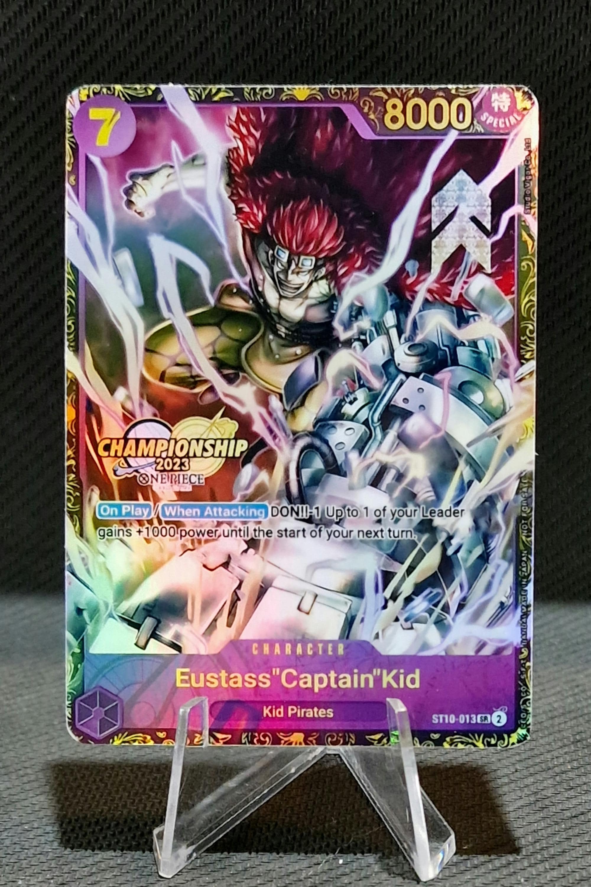 One Piece Proxy Card Holo - Eustass Kid ST10-013 Championship