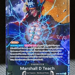 Carte proxy One Piece Holo - Marshall D Teach OP09-093 Personnage Alt ART