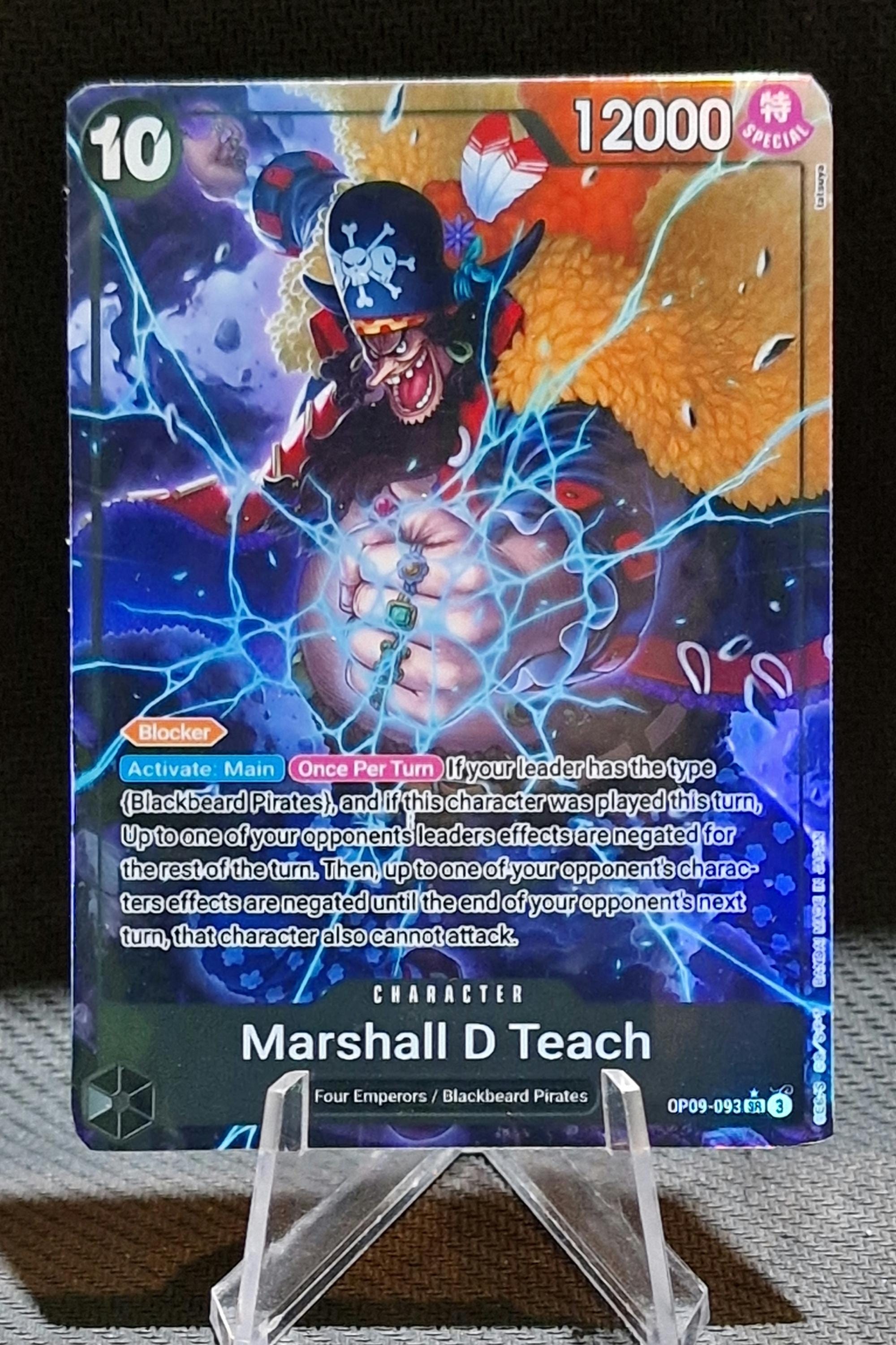 マーシャル・D・ティーチ 093 MANGA ALTERNATE ART Marshall.D.Teach [Manga] OP09-093 Prices | One Piece