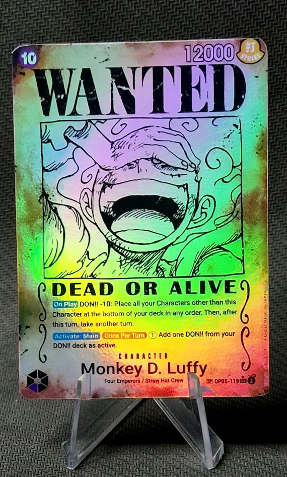 One Piece Proxy Card Holo - Monkey D. Luffy OP09-119 One Piece Proxy Card Holo - Monkey D. Luffy OP09-119