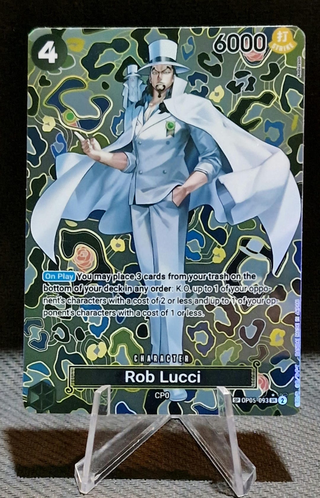 One Piece Proxy Card Holo - Rob Lucci OP05-093 Special