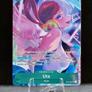 One Piece Proxy-Karte Holo – Uta ST16-001 Memorial Collection das Beste