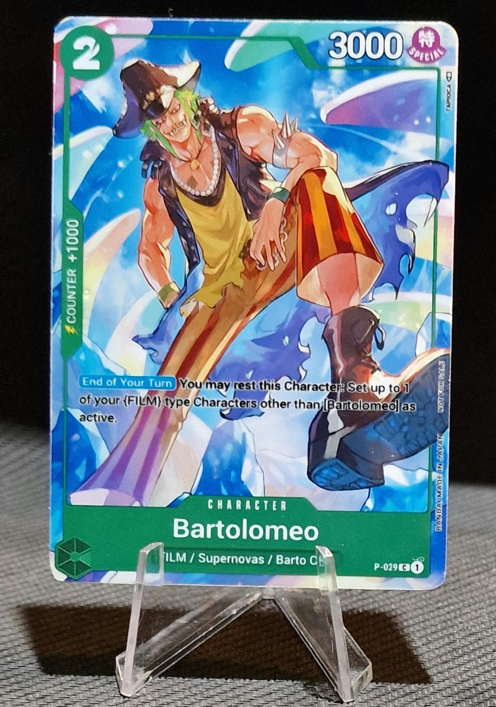 Ｂａｒｔｏｌｏｍｅｏ Ｐ Bartolomeo (P-029) (Full Art) - Premium Booster -The Best- - One