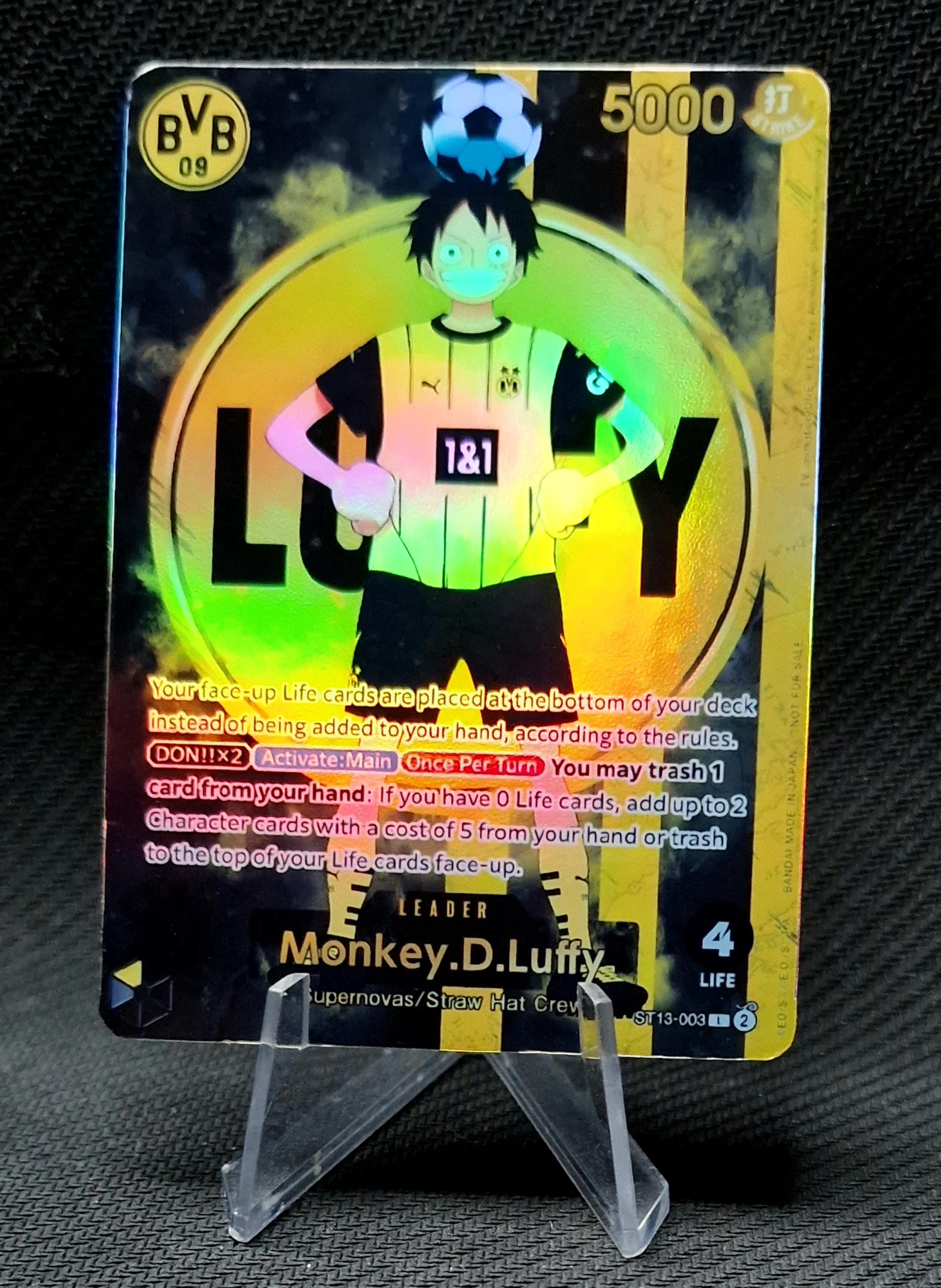 One Piece Proxy Card Holo - Monkey.d.luffy Leader ST13-003 (v.3