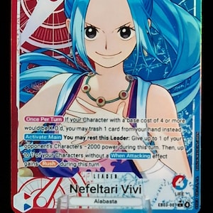 One Piece Proxy Card Holo - Nefertari Vivi Leader EB03-001 Alt Art