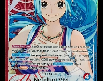 One Piece Proxy Card Holo - Nefertari Vivi Leader EB03-001 Alt Art