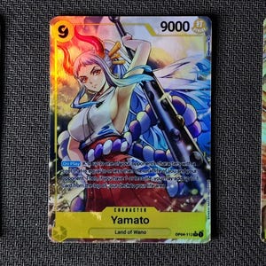 Carte proxy One Piece Holo - Capone Bege Yamato Sanji - Personnage OP04