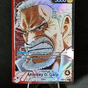 Carte proxy One Piece Holo - Monkey D. Garp OP02-002 Alt art