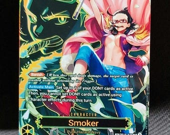 One Piece Proxy Card Holo - Smoker OP10-030 Special Art OP13 - Etsy