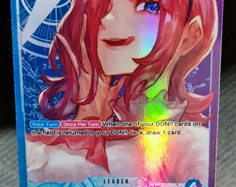 One Piece proxy card Holo - Vinsmoke Reiju Leader OP06-042 Alt art