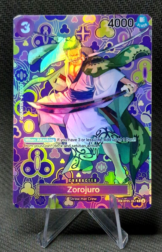 ONE PIECEブロマイド One Piece Proxy Card Holo - Zorojuro Op05-067special Character