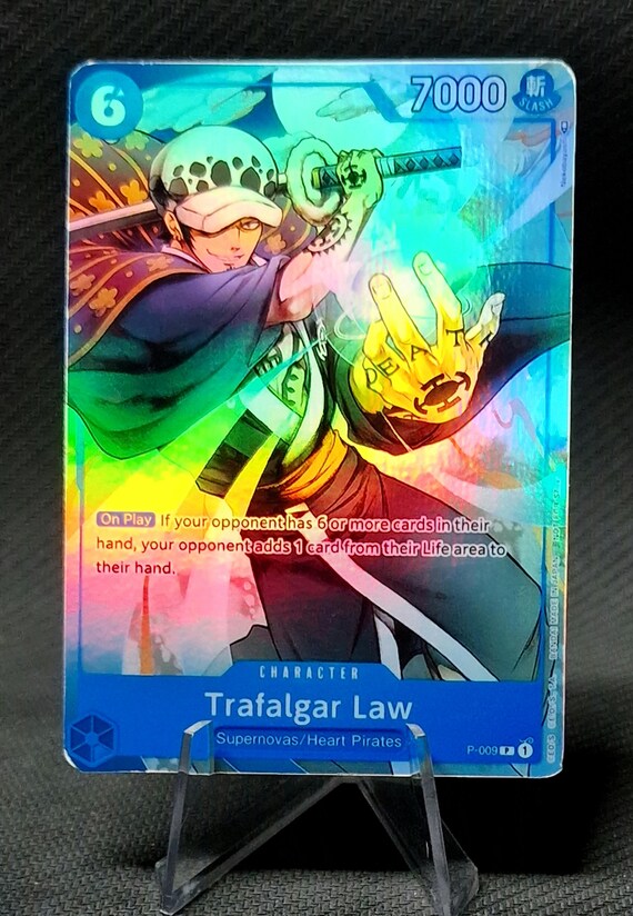 One Piece Proxy Card Holo - Trafalgar Law P-009 Character Saikyo