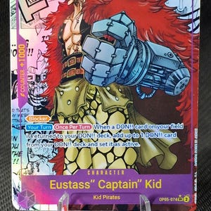 Jednoczęściowa postać manga, niestandardowa karta proxy Eustass „Captain” Kid OP 05