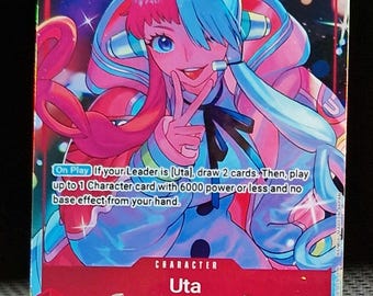 One Piece proxy card Holo - Uta EB03-003