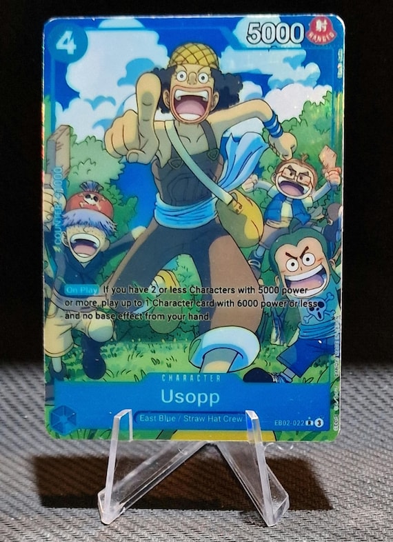 One Piece proxy card Holo - Usopp EB02-022 Character One Piece proxy card Holo - Usopp EB02-022 Character