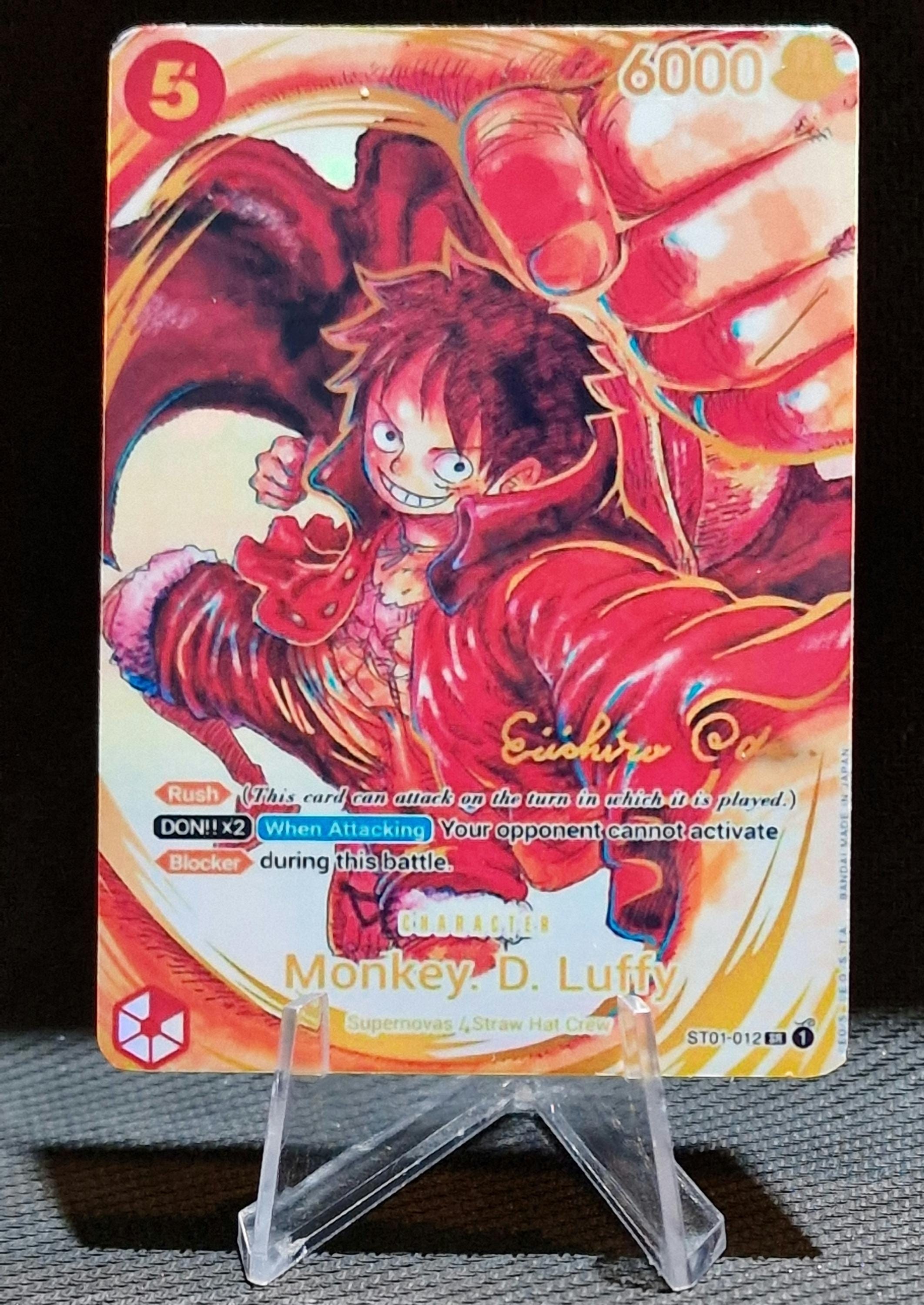 One Piece Character Custom Card Proxy Monkey D. Luffy OP05 ST01