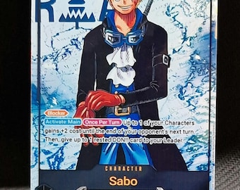 One Piece Character Custom Card Proxy Sabo OP13-120 Sec - Etsy