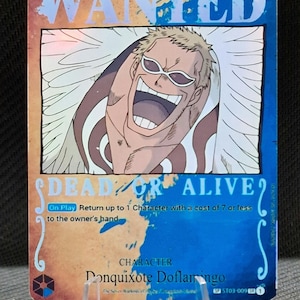 One Piece Proxy-Karte Holo – Donquixote Doflamingo ST03-009 Charakter OP 03 Alt Art