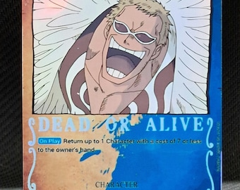 One Piece proxy card Holo - Donquixote Doflamingo ST03-009 character OP 03 alt art