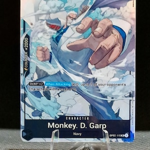 One Piece-Ersatzkarte Holo – Charakter Monkey.D.Garp OP02-115