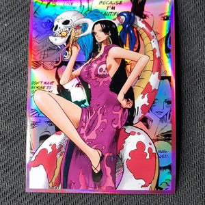 One Piece Holografische Ärmel Manga Art Boa Hancock