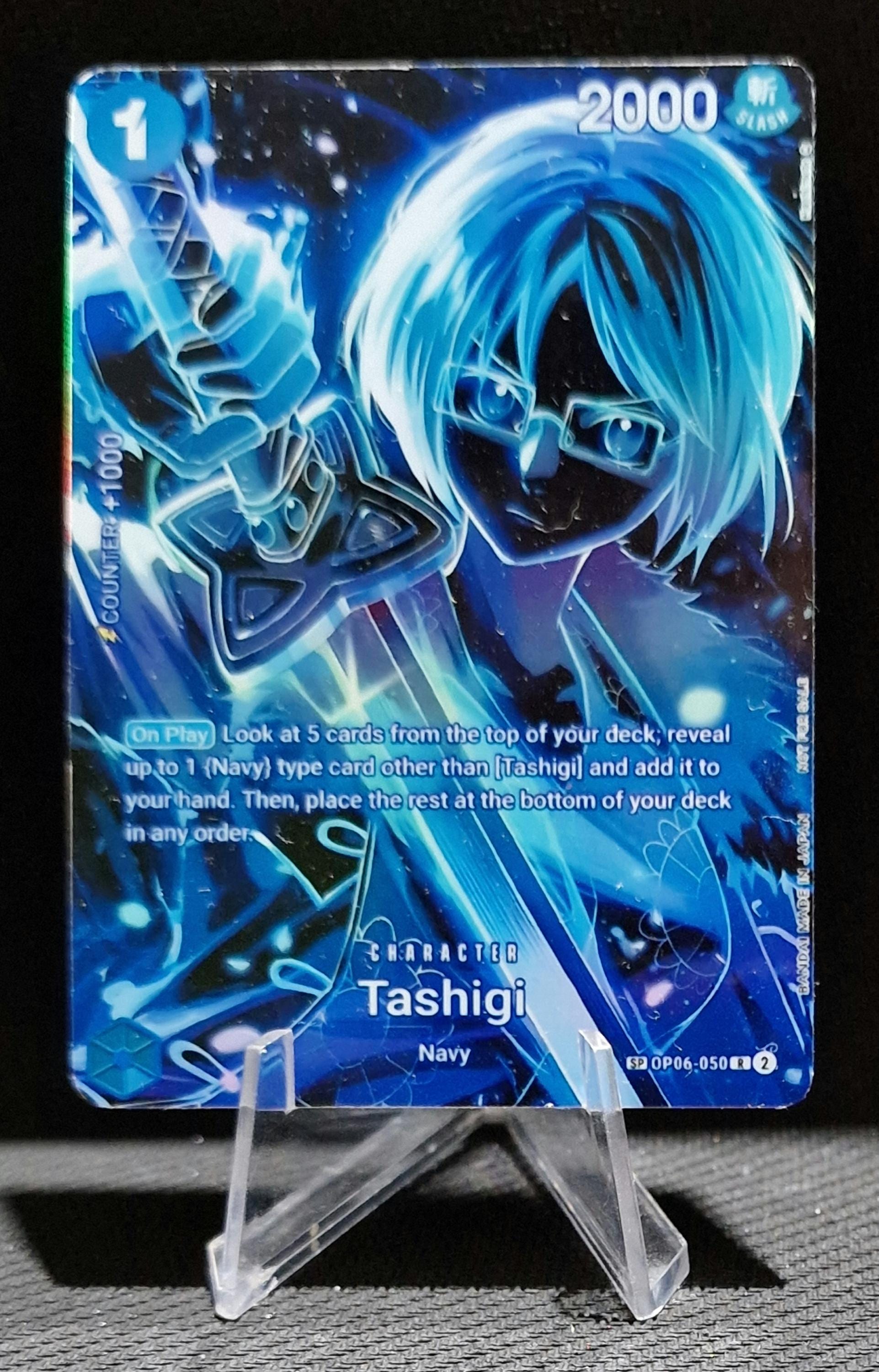 One Piece Proxy Card Holo - Tashigi - Special OP06-050 Alt Art