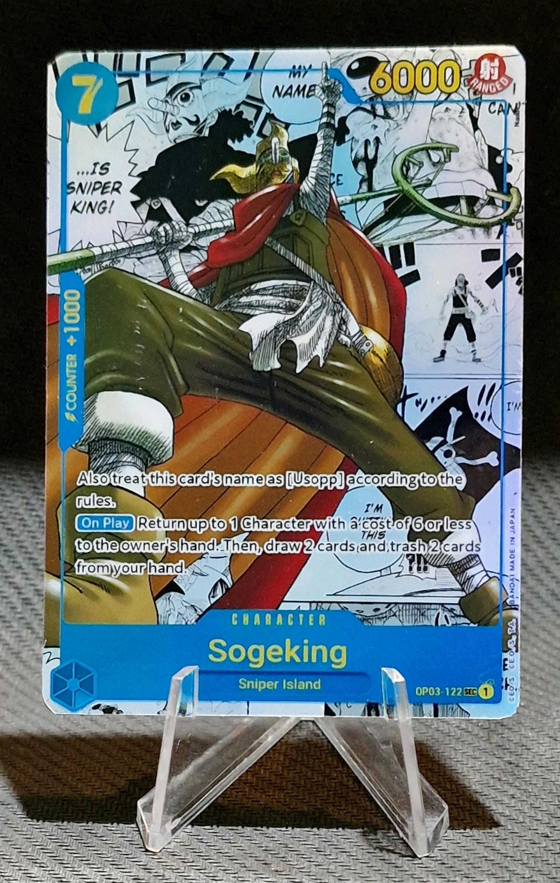 ワンピース カードゲーム 2023 ONE PIECE SOGEKING MANGA ALT-ART Sogeking (Manga Alt Art) OP03-122 SEC Mighty Enemies - ONE PIECE