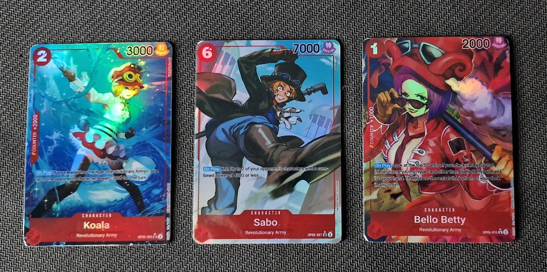 One Piece Proxy Card Holo - Koala Sabo Belo Betty - OP05 Character