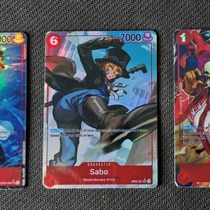 One Piece-Ersatzkarte Holo – Koala Sabo Belo Betty – OP05 Charakter Rot