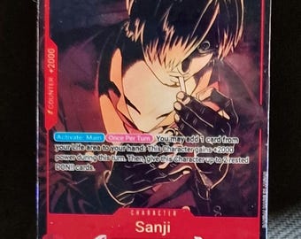 One Piece Proxy Card Holo - Sanji OP01-013 Character OP08 Treasure