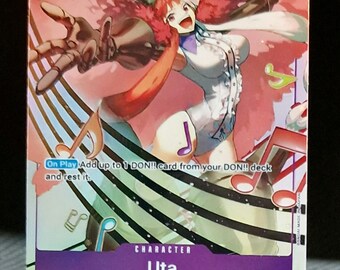 Carta proxy holográfica de One Piece - Uta P-031 P, personaje de la colección Premium Card (versión en inglés)
