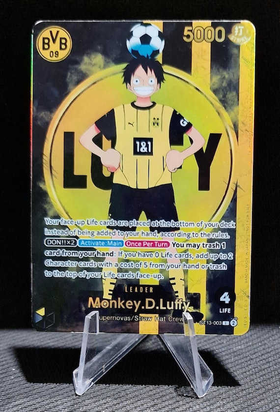 One Piece Proxy Card Holo - Monkey.d.luffy Leader ST13-003 (v.3