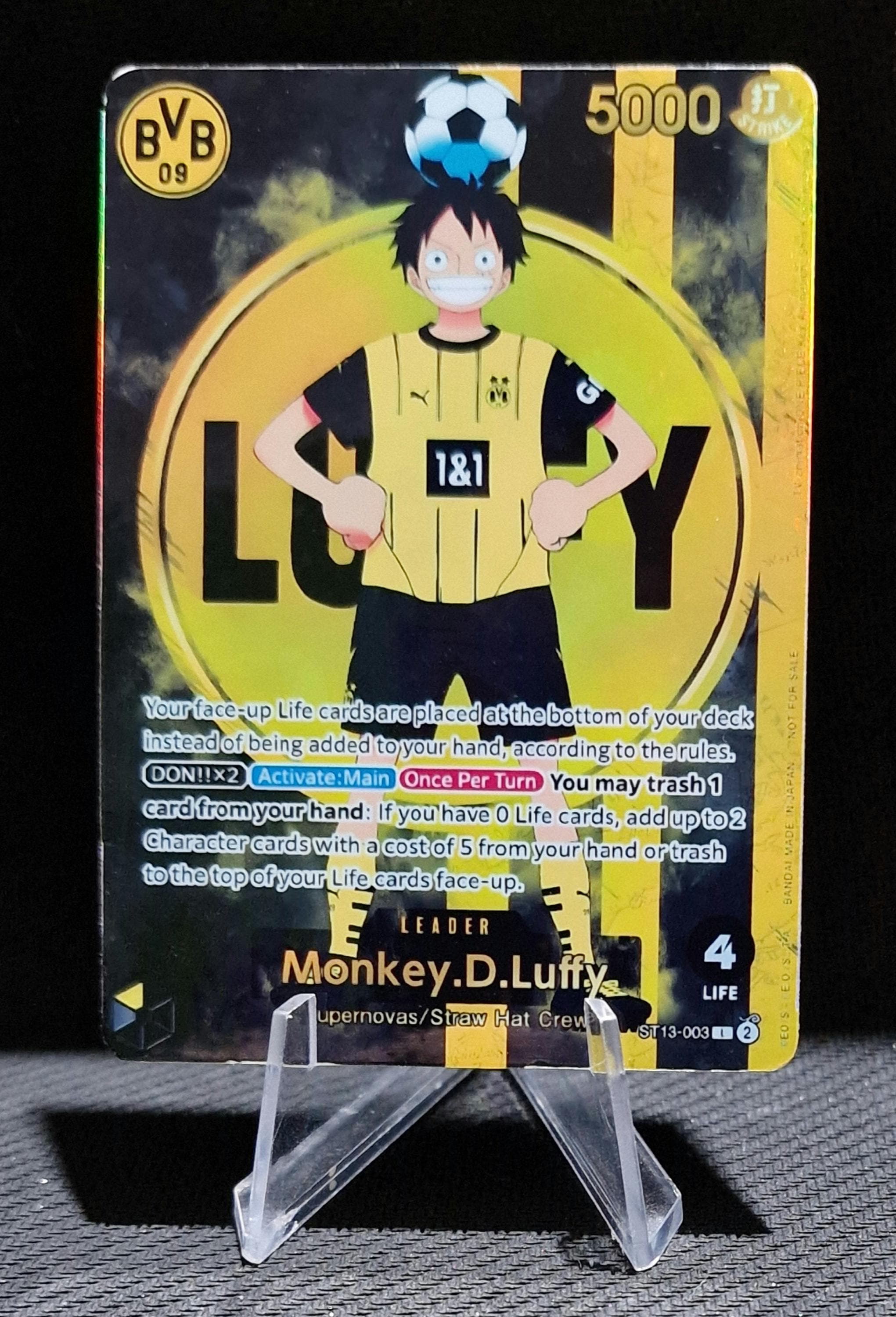 One Piece Proxy Card Holo - Monkey.d.luffy Leader ST13-003 (v.3