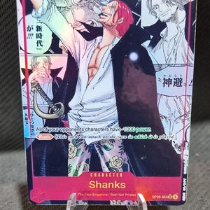 One Piece Charakter Manga Art Custom Card Proxy Shanks OP 09-004 ENG Version