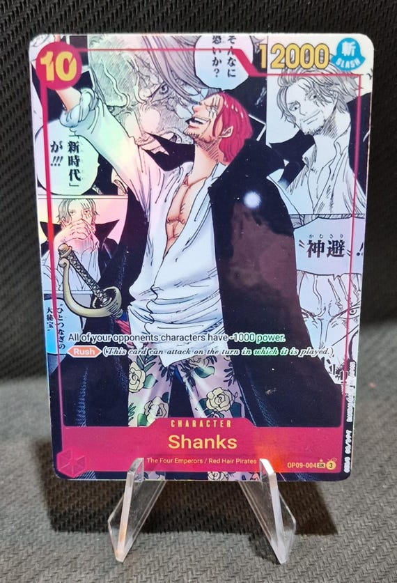 one piece card game shanks manga BANDAI ONE PIECE Card Game Emperors in the New World OP-09 Shanks Lead –  GLIT Japanese Hobby Shop main image 1