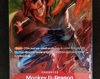 One Piece Proxy Card Holo - Monkey D. Dragon OP07-015 Character - Etsy
